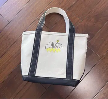 스누피 뮤지엄 한정판 L.L.Bean 콜라보 토트백