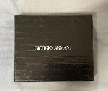 Giorgio Armani 접이식 지갑 블랙 [새상품]
