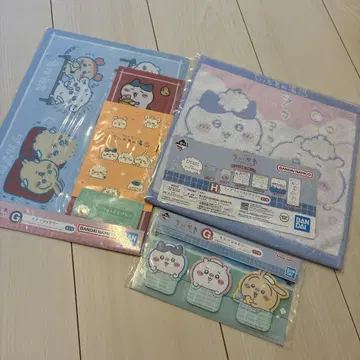 치이카와 (먼작귀) 제일복권 G상 H상 타월 스티커