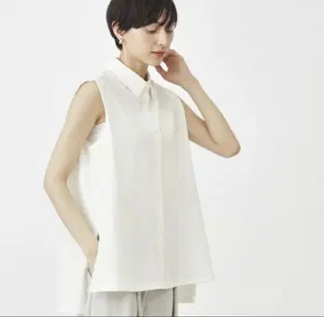 [ THE SHOP TK ] 스트레치 슬리브리스 블라우스