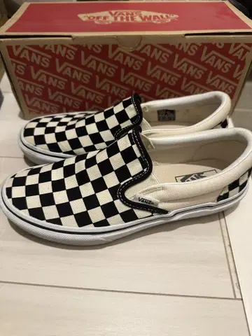 Vans 체크 슬립온 23.5cm