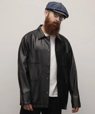 schott 램 가죽 커버올 L 사이즈