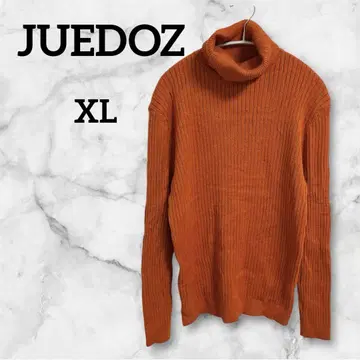 JUEDOZ 오렌지 터틀넥 스웨터