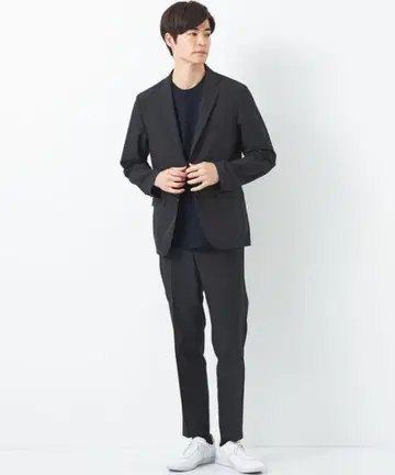 새상품급 그린 라벨 드라이 스텔스 슬림 셋업 블랙 L 트래블