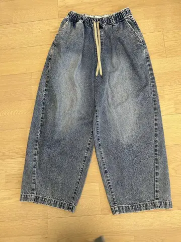 저널 스탠다드 이지 데님 와이드 팬츠