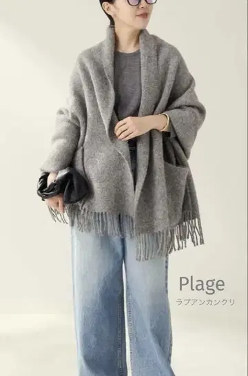[ Plage ] 라푸안칸크리 POCKET SHAWL UNI 숄
