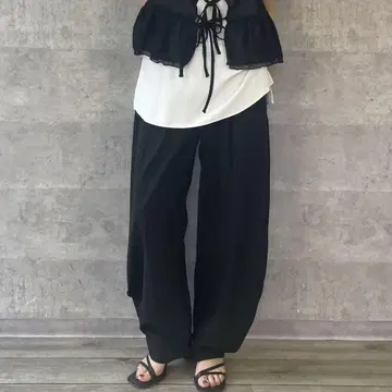 안나켈리 모로코 팬츠 블랙 36