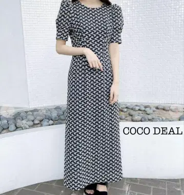 COCODEAL 자수 I라인 원피스