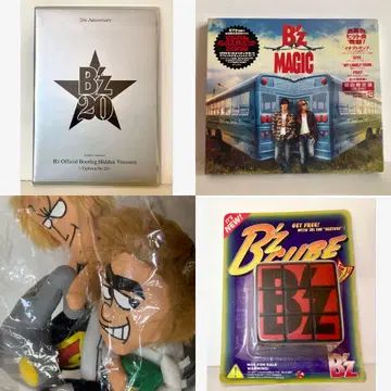B'z 4종 세트 모음 인형 DVD CD 큐브