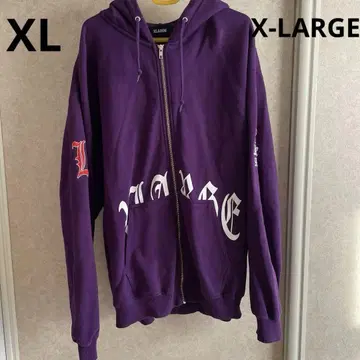 엑스라지 X-LARGE XL LL 남성용 보라색 퍼플 후드티