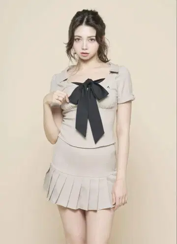 andmary Robin 리본 세트업 앤드마리 S 사이즈