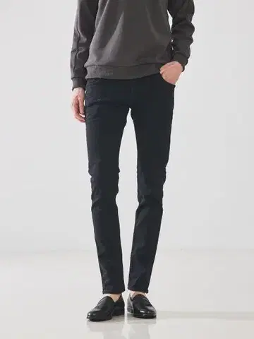 5351 pour les hommes 스트레치 스키니 데님 블랙