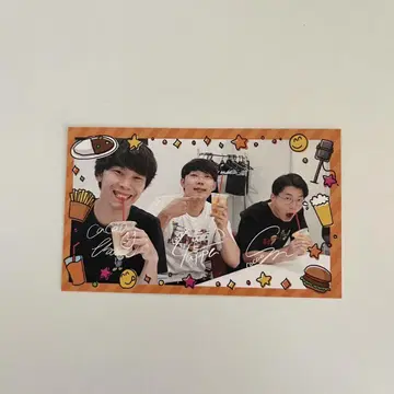 요시모토 도톤보리 극장 디지털 사인 포함 개그맨 사진 복권 cacao