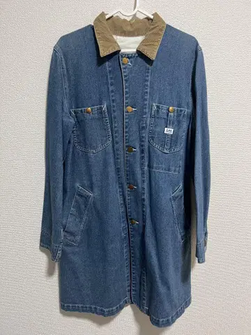 데님 자켓 롱 기장 코듀로이 옷깃