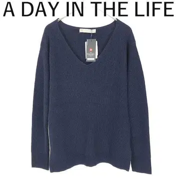 A DAY IN THE LIFE 니트 네이비 UNITED ARROWS
