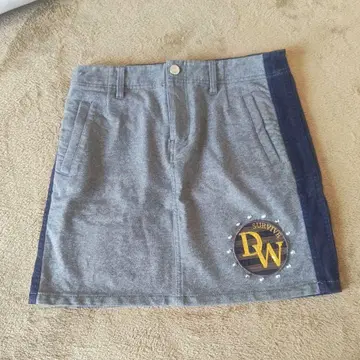 DWD 캐주얼 스커트 그레이 x 네이비