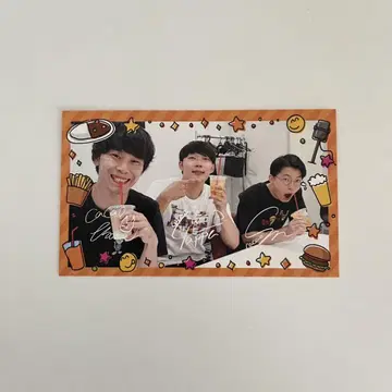 요시모토 도톤보리 극장 디지털 사인 포함 연예인 사진 복권 cacao