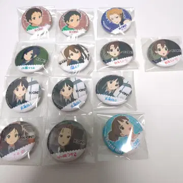 케이온! 캔뱃지 쿄애니샵 한정판 13개 묶음 판매