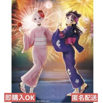위치 워치 유카타 피규어 와카츠키 니코 미야오 오토메 2점 세트