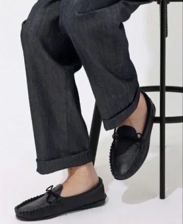 Lloyd Footwear 가죽 모카신 블랙