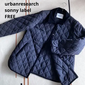 새상품급 urbanresearch 어반 리서치 퀼팅 미디 코트 블랙