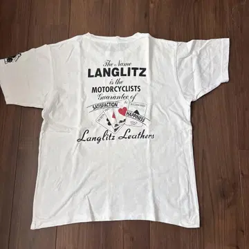 Langlitz Leathers T셔츠 백프린트
