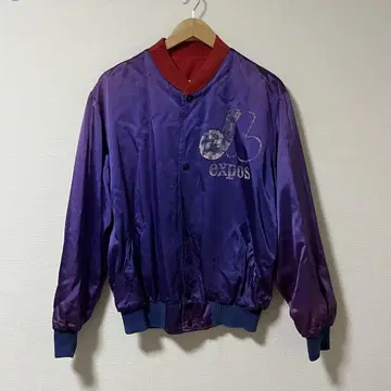 about 70s 새틴 바시티 자켓 구제 의류 빈티지