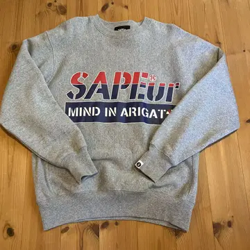 SAPEur 그레이 맨투맨 MEDIUM