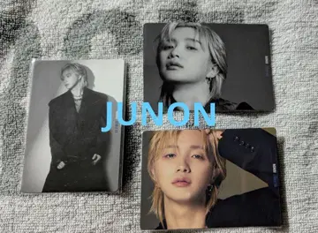JUNON 트레이딩 카드 3장 세트