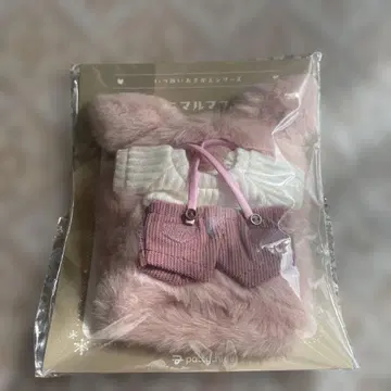 언제나 인형 옷 갈아입히기 시리즈 포근 애니멀 머플러 세트 핑크