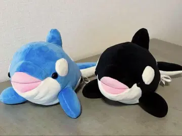[ SUMA SEAWORLD ] 돌고래와 범고래 봉제 인형 세트