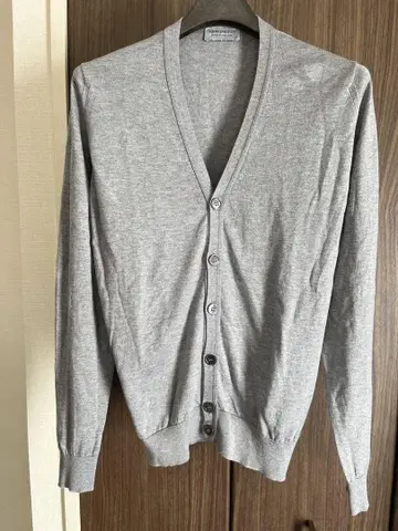 JOHN SMEDLEY 존스메들리 실버 코튼 가디건 S