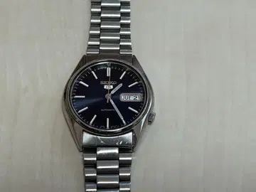 세이코 SEIKO 5 자동 손목시계 네이비