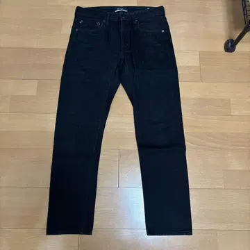재팬 블루 청바지 서클 블랙 셀비지 W30