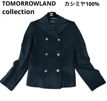 새상품급 투모로우랜드 컬렉션 캐시미어 100% 더블 숏코트