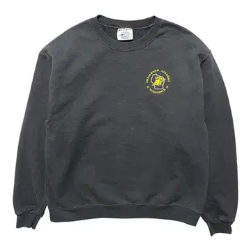 USA 구제 의류 챔피온 맨투맨 트레이닝복 자수 블랙 남성용 L