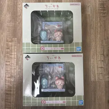 제일복권 치이카와 (먼작귀) D상 모몽가 카니쨩 피규어 2개 세트