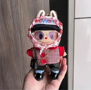 labubu 봉제 인형 의류 스카프 4종 세트