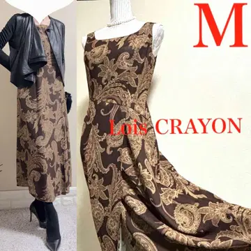 레어! Lois CRAYON 로이스크레용 페이즐리 롱 원피스 M
