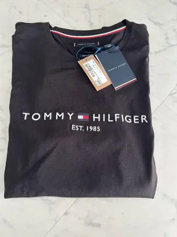 TOMMY HILFIGER 반팔 셔츠 블랙
