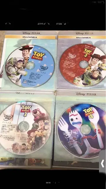 토이 스토리 4작품 DVD