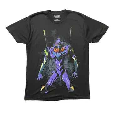 미사용 해외판 에반게리온 초호기 애니메이션 영화 T셔츠