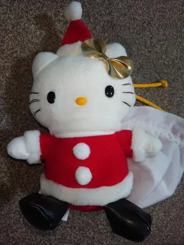새상품 당시물 키티 KITTY 크리스마스 산타클로스 봉제 인형