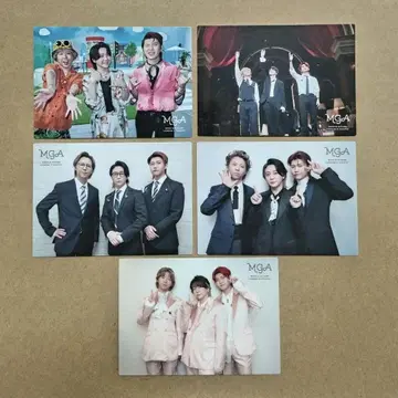 Mrs. GREEN APPLE 포토 카드 POPUP 단체 5장 세트