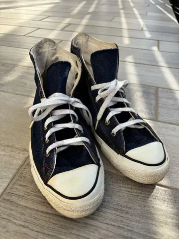 새상품급 80s USA제 CONVERSE 올스타 Hi 27cm 데님