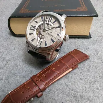 오로비안코 자동 손목시계 OR-0011N 교체용 벨트 포함