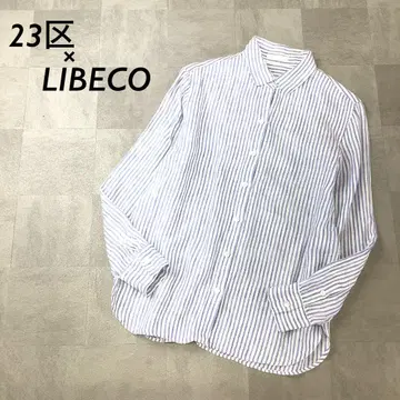 새상품급 23구 x LIBECO 린넨 스트라이프 2WAY 셔츠