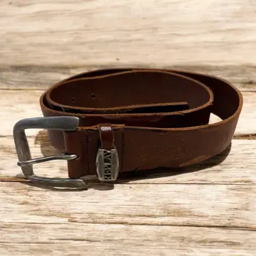 REPLAY 리플레이 가죽 벨트 브라운