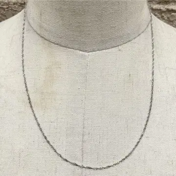 ITALY MADE SILVER925 TWIST NECKLACE/실버