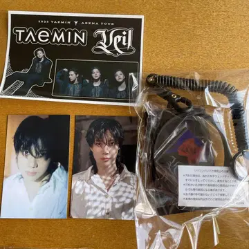 TAEMIN VIP 패스와 혜택 사진 2장, 가챠가챠 미니 씰 세트